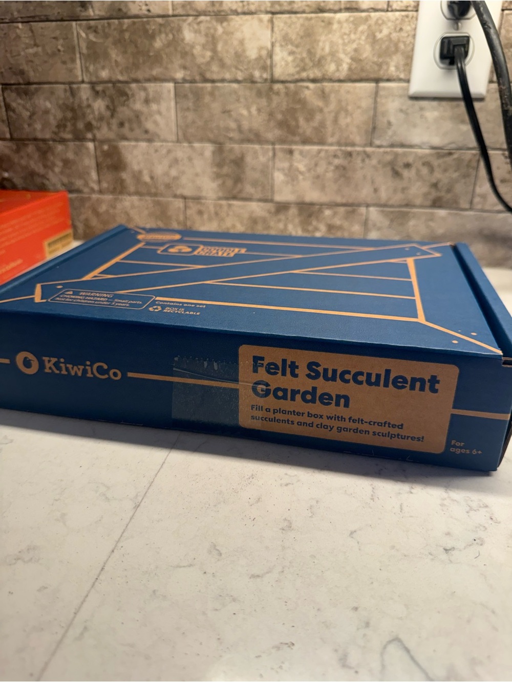 KiwiCo Felt Succulent Garden Craft Kit - Blue